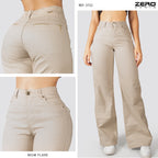 Pantalón Mom Flare Tiro Alto 3722