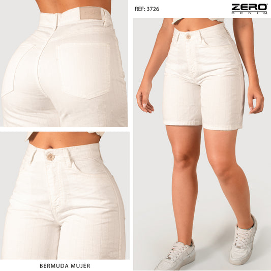 Bermuda Mujer Tiro Alto 3726