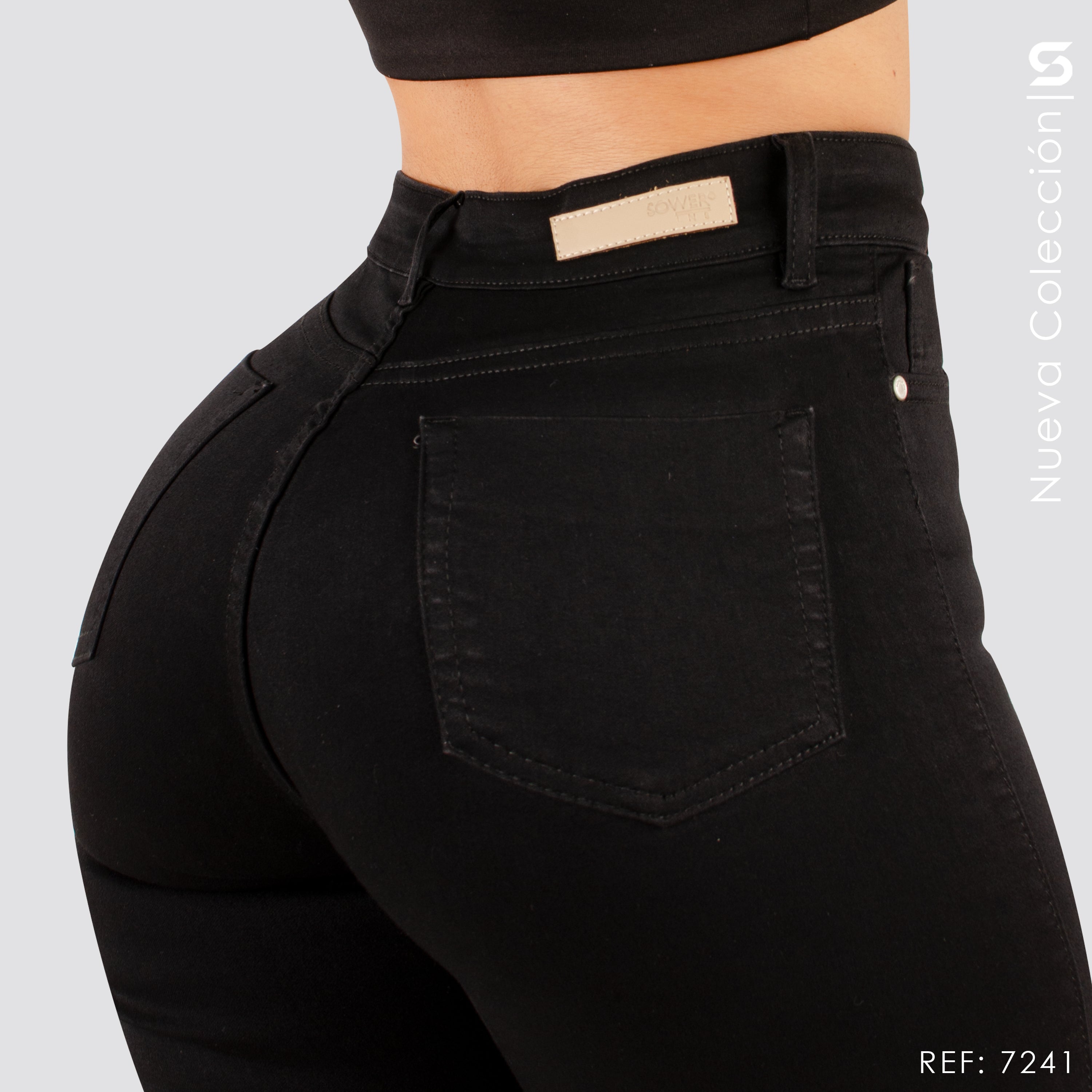 Jeans Skinny Tiro Alto S7241