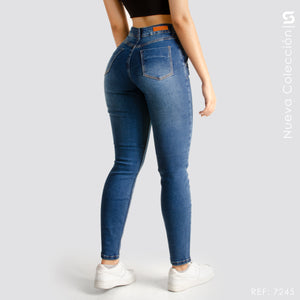 Mom Jeans Tiro Alto S7245