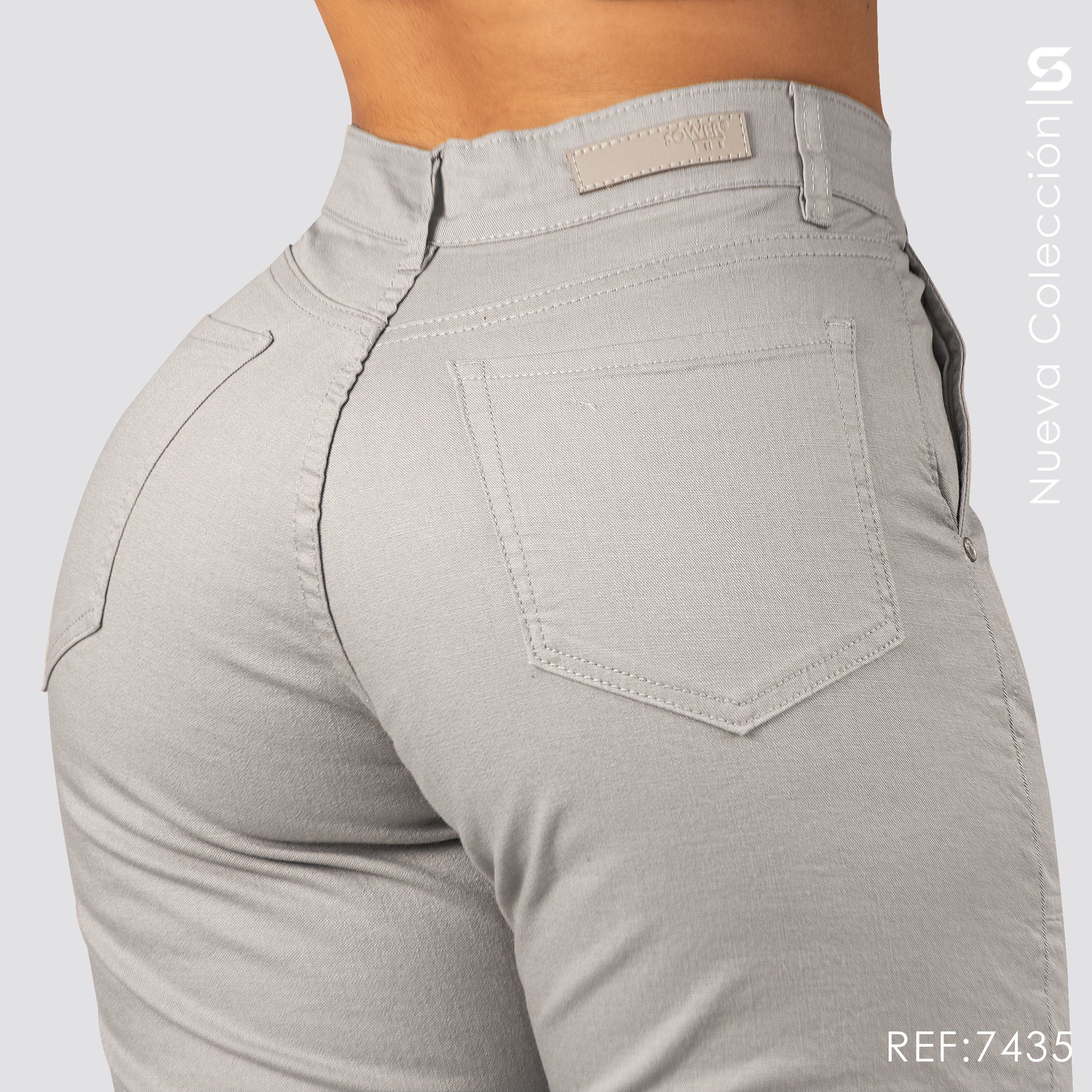 Pantalón Mom Fit Tiro Alto S7435