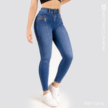 Cargar imagen en el visor de la galería, Jeans Skinny Tiro Alto S7494