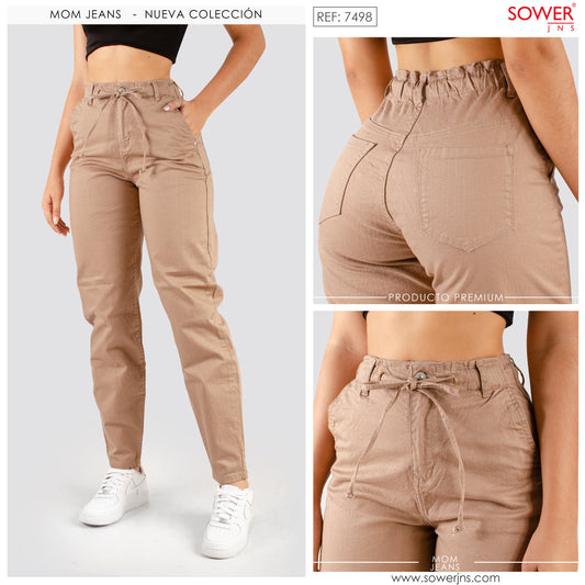 Pantalón Mom Jeans Tiro Alto S7498