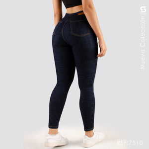 Jeans Skinny Tiro Alto S7510