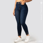 Jeans Skinny Tiro Alto S7528