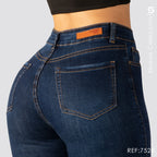 Jeans Skinny Tiro Alto S7528