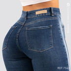 Jeans Skinny Tiro Alto S7548