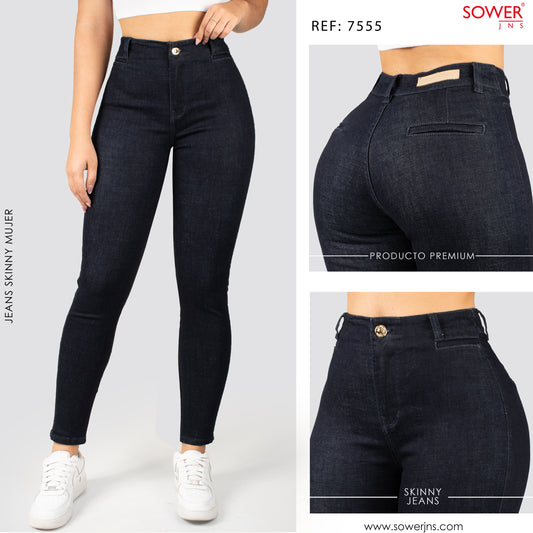 Jeans Skinny Tiro Alto S7555