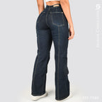 Jeans Mom Flare Tiro Alto S7580