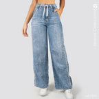 Jeans Mom Flare Tiro Alto S7584