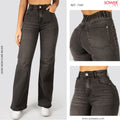 Jeans Mom Flare Tiro Alto S7587