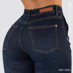 Jeans Mom Flare Tiro Alto 7601