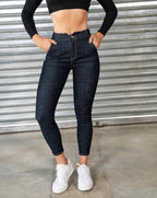Jeans Skinny Tiro Alto S7480
