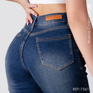 Mom Jeans Tiro Alto S7361