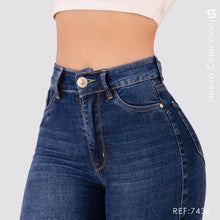 Cargar imagen en el visor de la galería, Jeans Skinny Tiro Alto Premium S7436